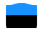 Estonia Flat Shield