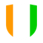Ivory Coast Flat Shield
