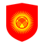 Kyrgyzstan Flat Shield