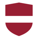 Latvia Flat Shield