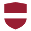 Latvia Flat Shield