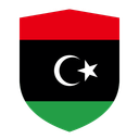 Libya Flat Shield