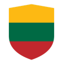 Lithuania Flat Shield