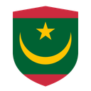 Mauritania Flat Shield