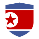 North Korea Flat Shield