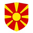 North Macedonia Flat Shield