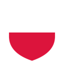 Poland Flat Shield