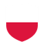 Poland Flat Shield