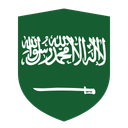 Saudi Arabia Flat Shield