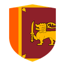 Sri Lanka Flat Shield