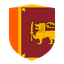 Sri Lanka Flat Shield