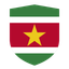 Suriname Flat Shield
