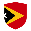 Timor Leste Flat Shield