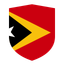 Timor Leste Flat Shield