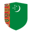 Turkmenistan Flat Shield
