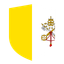 Vatican City Flat Shield