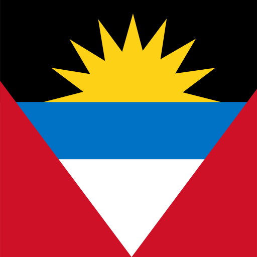 Antigua And Barbuda Flat Square