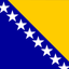 Bosnia And Herzegovina Flat Square