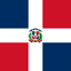 Dominican Republic Flat Square