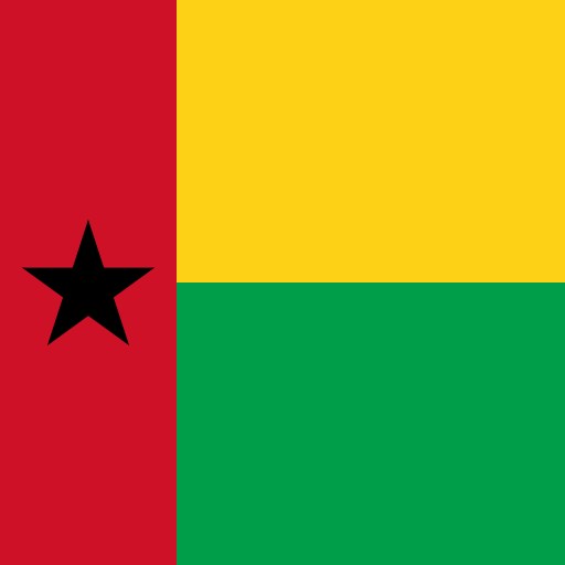 Guinea Bissau Flat Square