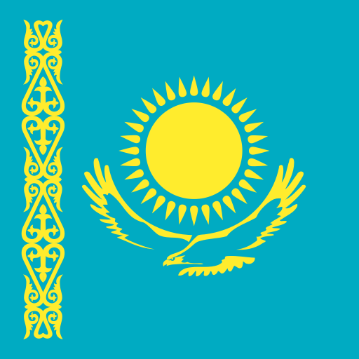 Kazakhstan Flat Square