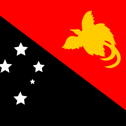 Papua New Guinea Flat Square