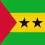 São Tomé and Príncipe Flat Square