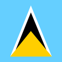 Saint Lucia Flat Square