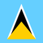 Saint Lucia Flat Square