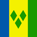Saint Vincent And The Grenadines Flat Square