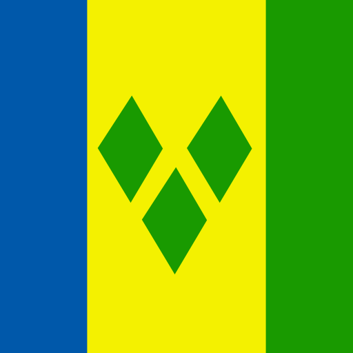 Saint Vincent And The Grenadines Flat Square