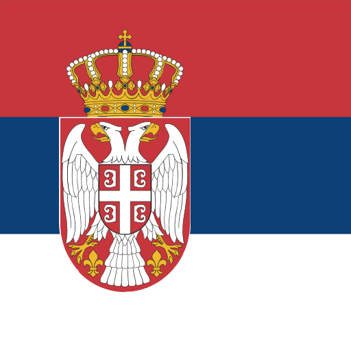 Serbia Flat Square