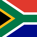 South Africa Flat Square