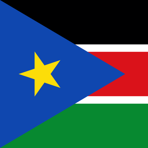South Sudan Flat Square