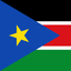 South Sudan Flat Square