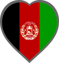 Afghanistan Heart Badge