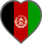 Afghanistan Heart Badge