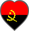 Angola Heart Badge
