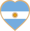 Argentina Heart Badge