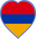 Armenia Heart Badge