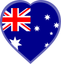 Australia Heart Badge