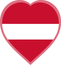 Austria Heart Badge