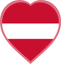 Austria Heart Badge