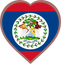 Belize Heart Badge