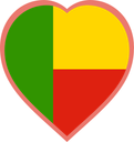 Benin Heart Badge
