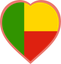 Benin Heart Badge