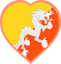 Bhutan Heart Badge