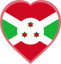 Burundi Heart Badge