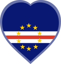 Cape Verde Heart Badge