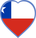 Chile Heart Badge